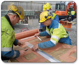 Schulung auf der Baustelle